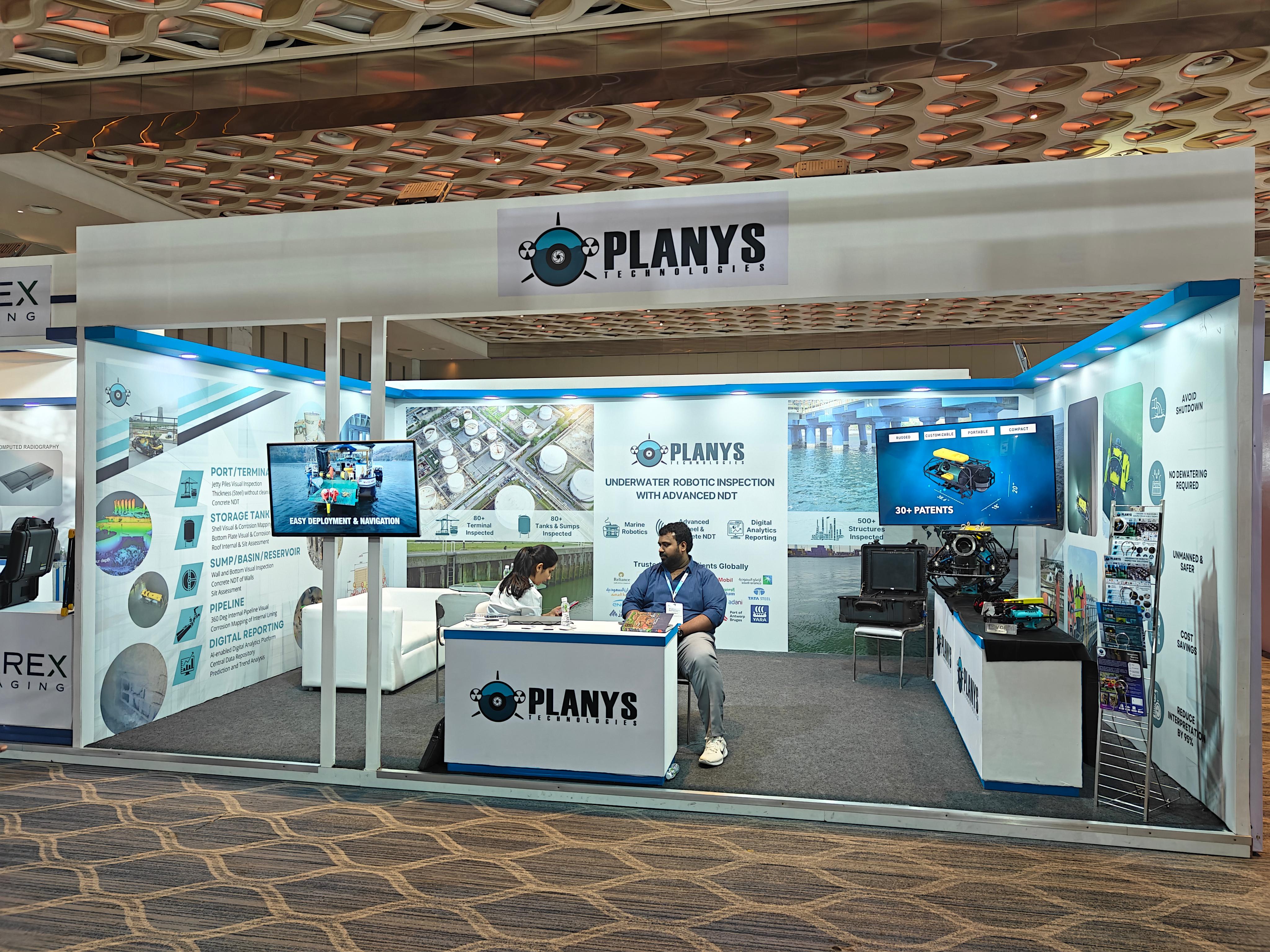 Planys Exhibition Stall Wide View